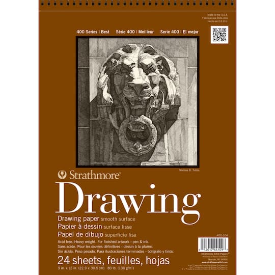 Strathmore® 400 Series Smooth Surface Drawing Paper Pad